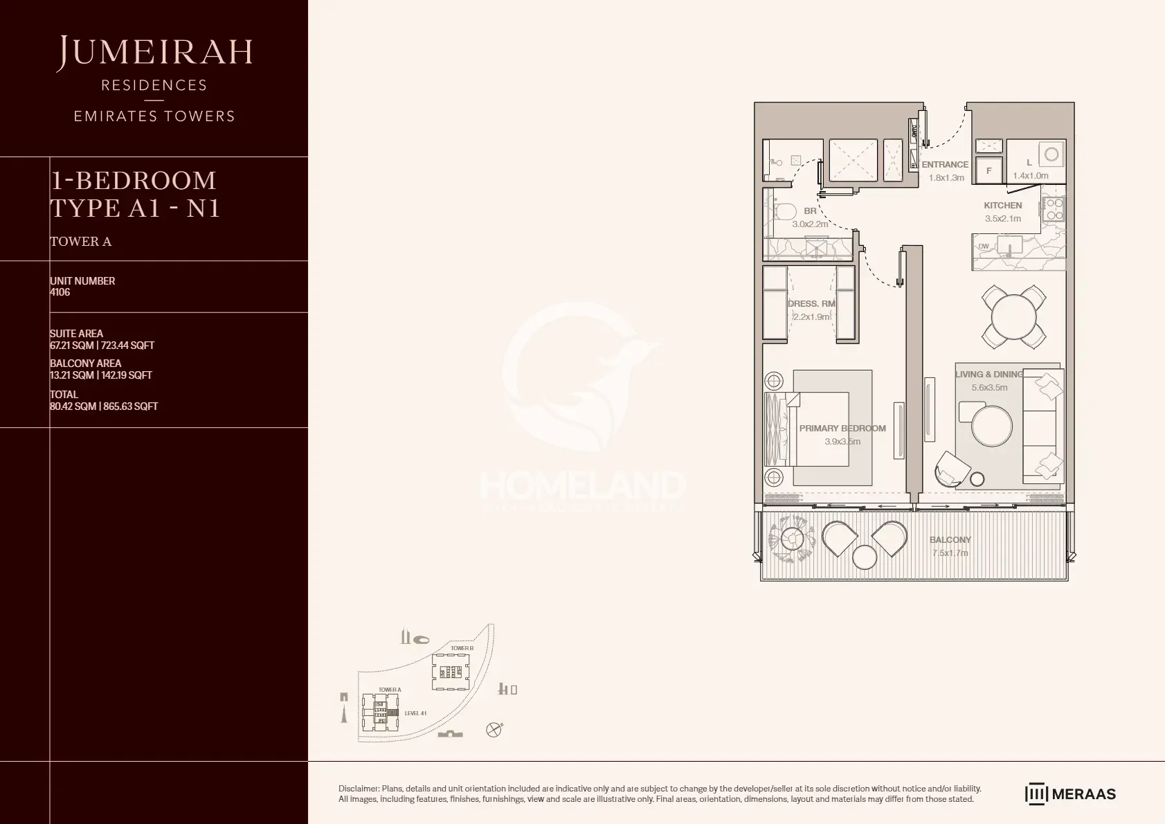 1 BR Type A1-N1